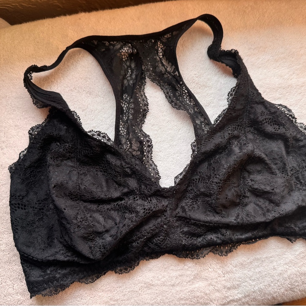 Felina Elegant Black Lace Bralette